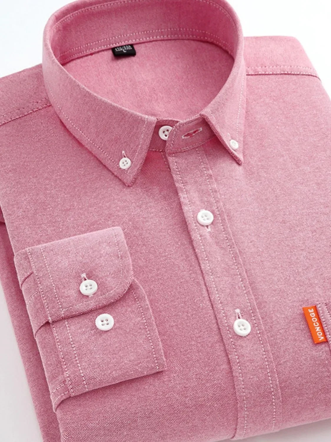 Men's Plus Size Button Down Shirt with Chest Pocket - tif-shop24.de