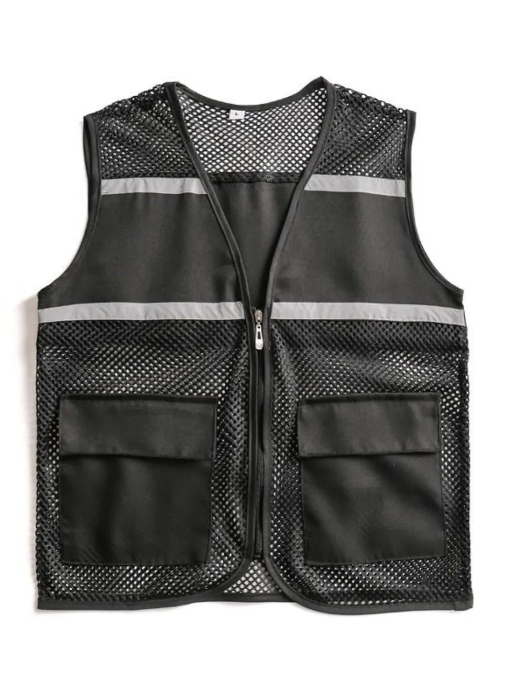 Men's Plus Size Mesh Zip Up Vest - tif-shop24.de