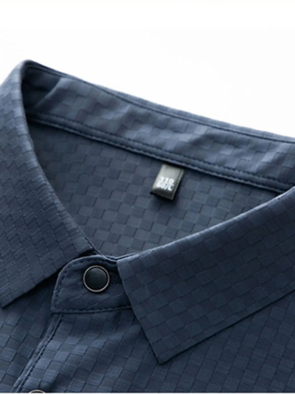 Men's Plus Size Diamond Pattern Short Sleeve Polo Shirt - tif-shop24.de