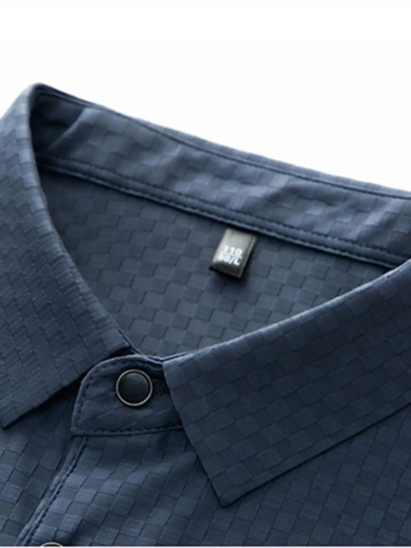 Men's Plus Size Diamond Pattern Short Sleeve Polo Shirt - tif-shop24.de