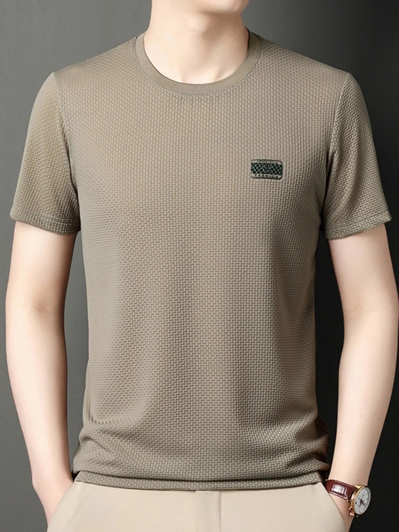 Men's Plus Size Breathable Short Sleeve T-Shirt - tif-shop24.de