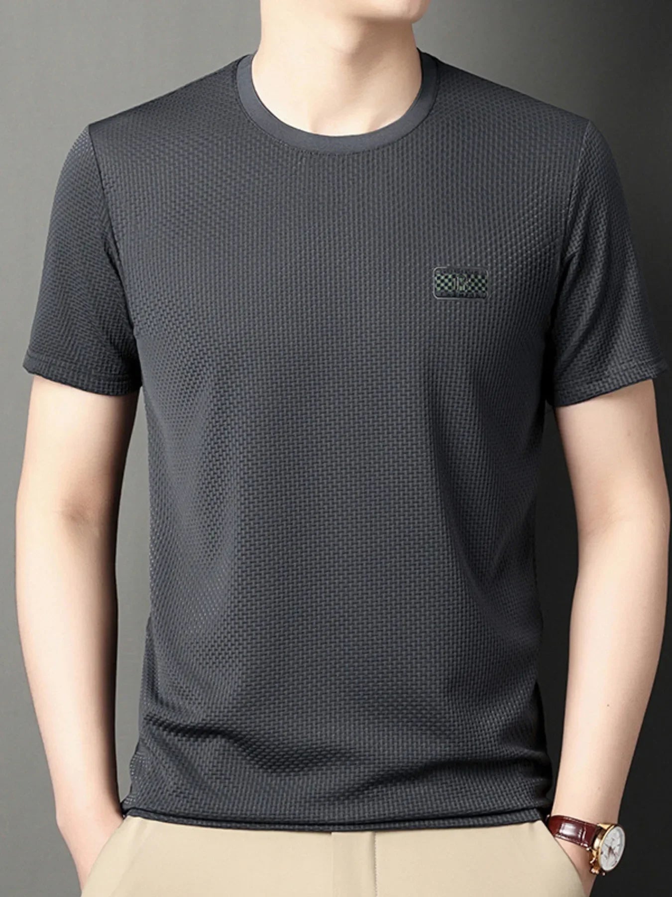 Men's Plus Size Breathable Short Sleeve T-Shirt - tif-shop24.de