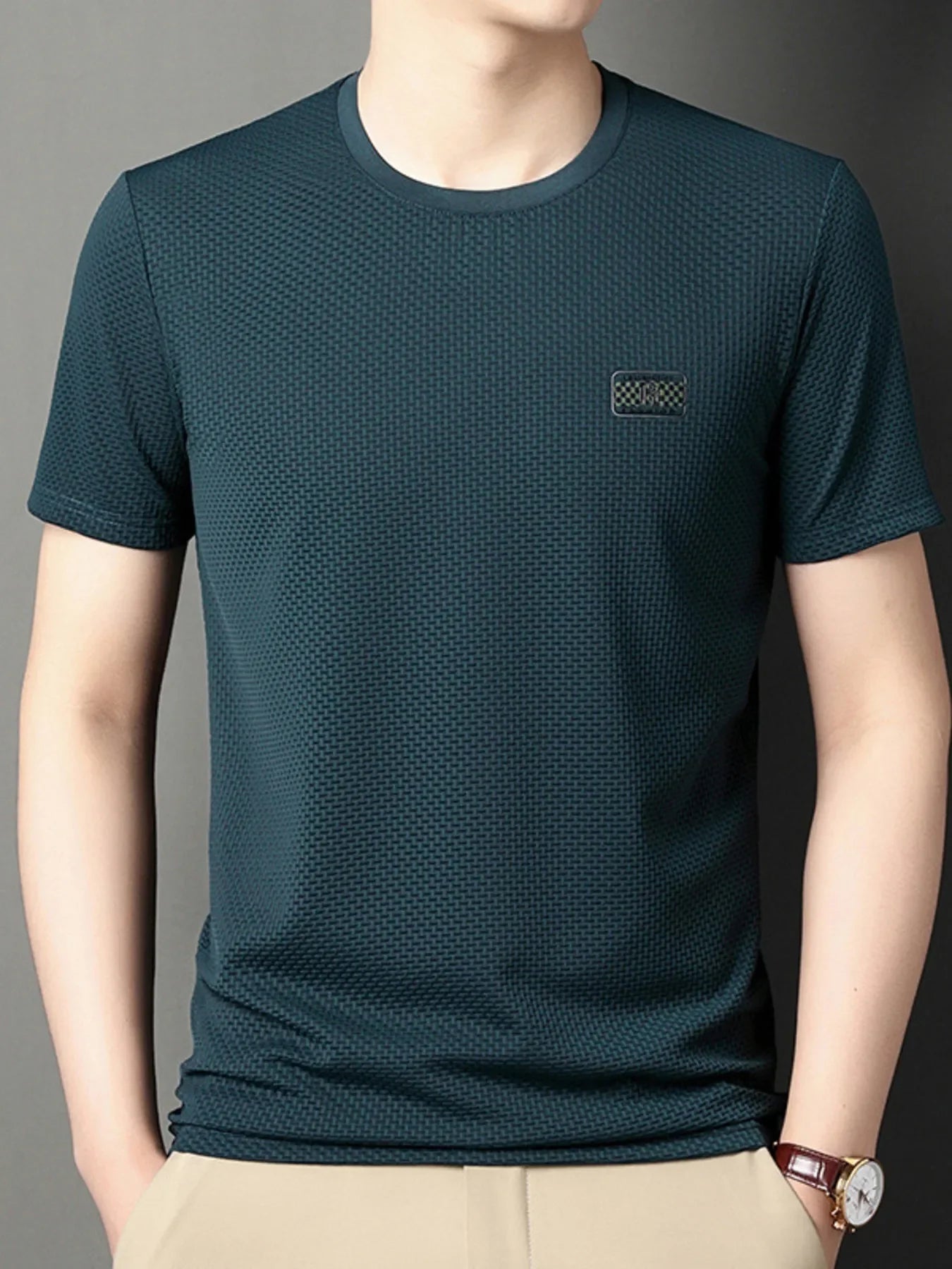 Men's Plus Size Breathable Short Sleeve T-Shirt - tif-shop24.de