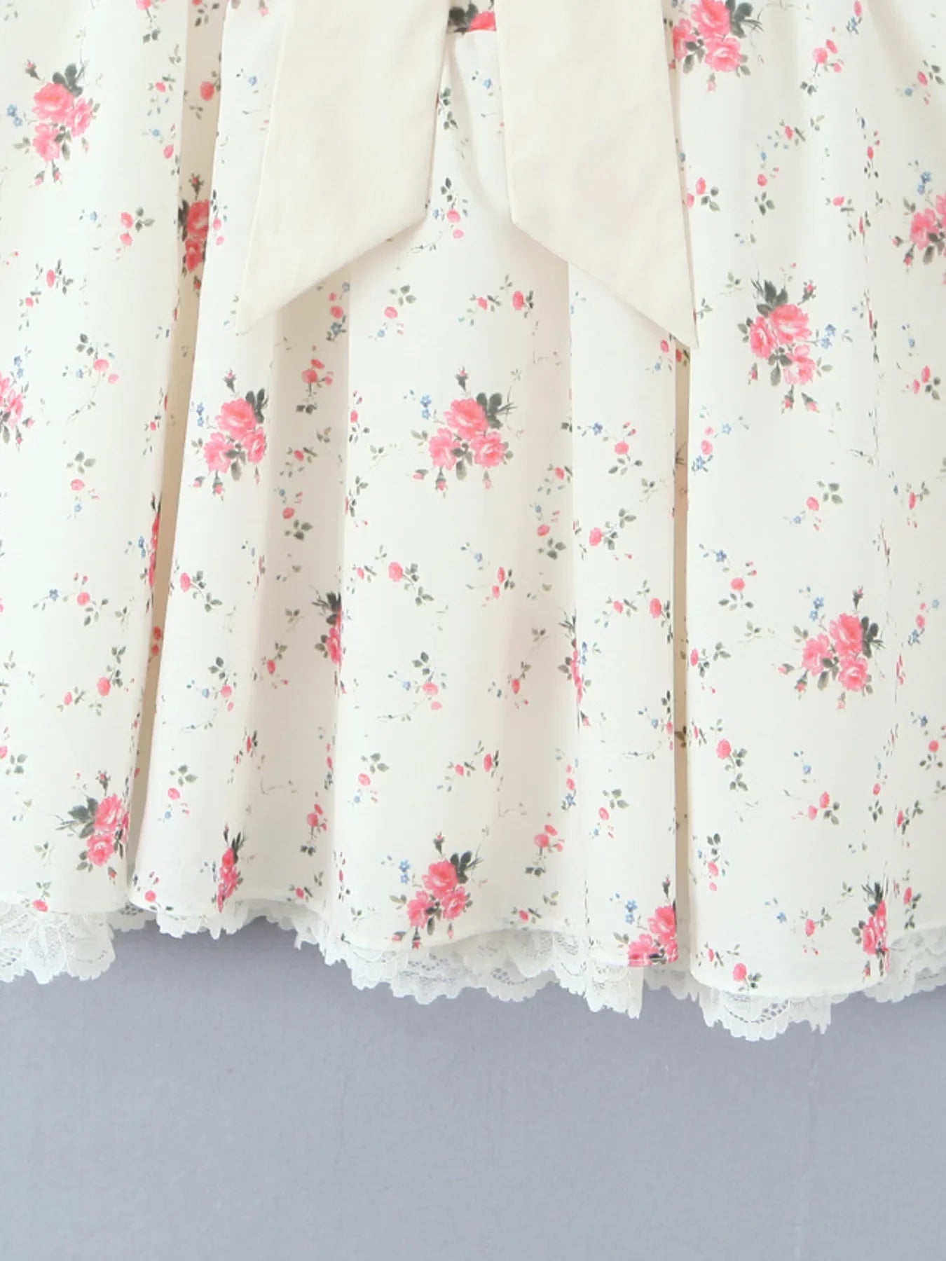 Off-Shoulder Floral Lace Trim Mini Dress - tif-shop24.de