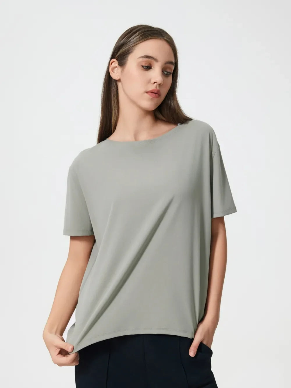 Millennia Round Neck Short Sleeve Active T-Shirt - tif-shop24.de