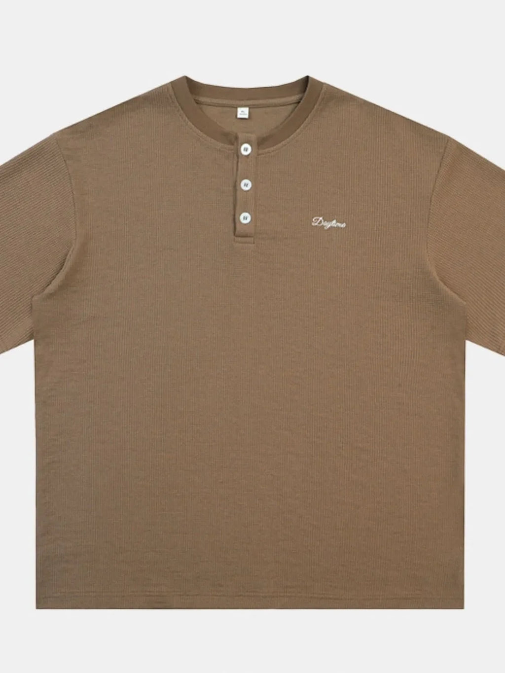 Men's Button Detail Half Sleeve Top - tif-shop24.de