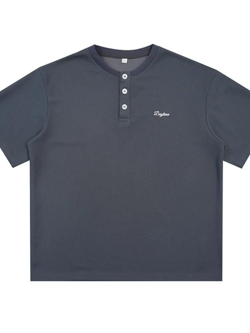 Men's Button Detail Half Sleeve Top - tif-shop24.de