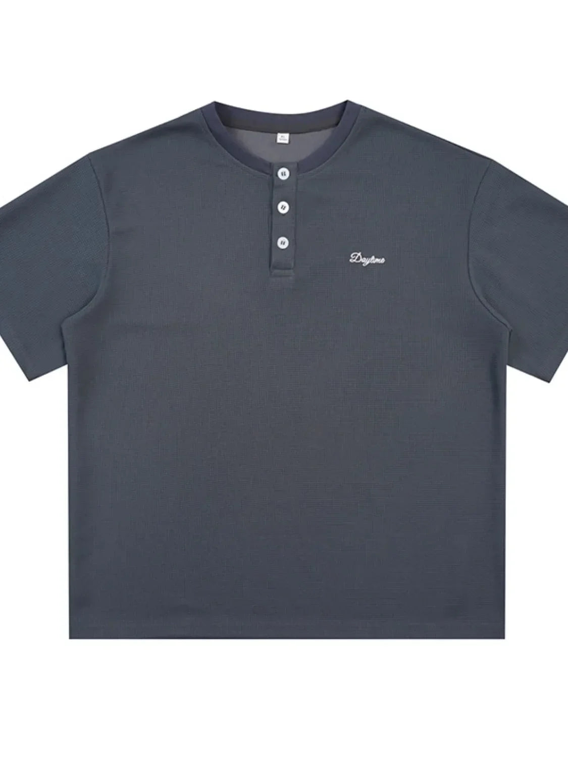 Men's Button Detail Half Sleeve Top - tif-shop24.de