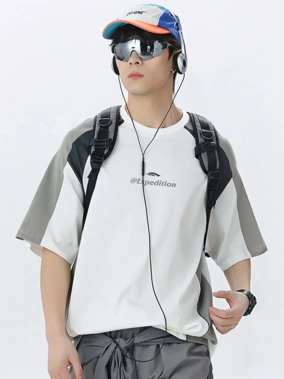 Men's Contrast Round Neck Half Sleeve T-Shirt - tif-shop24.de