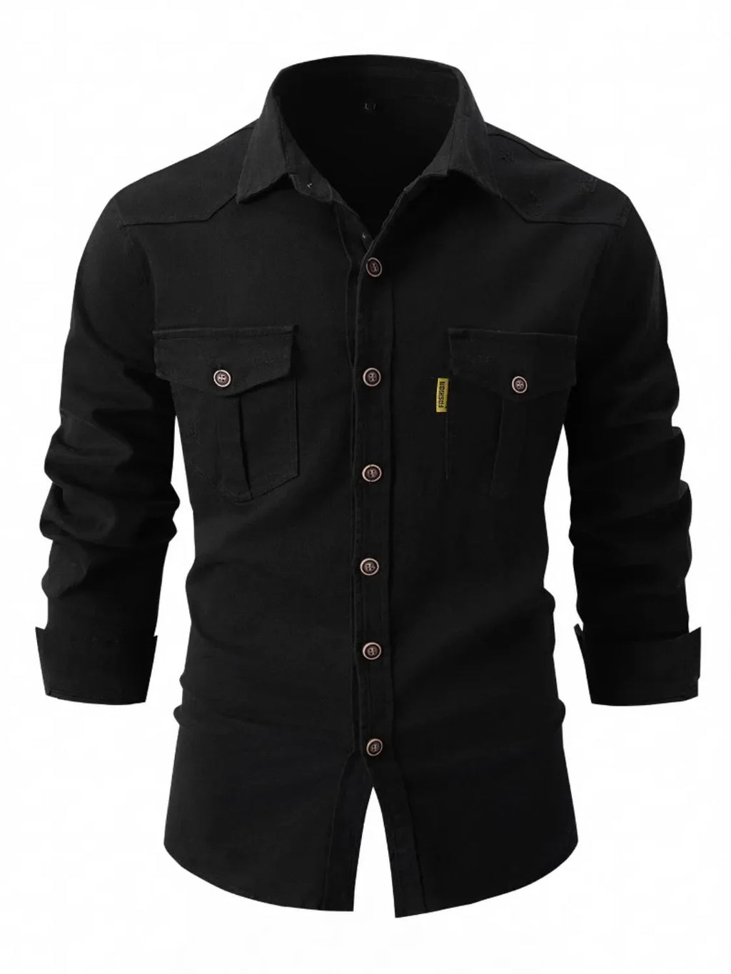 Men's Full Size Button Up Long Sleeve Shirt Plus Size - tif-shop24.de