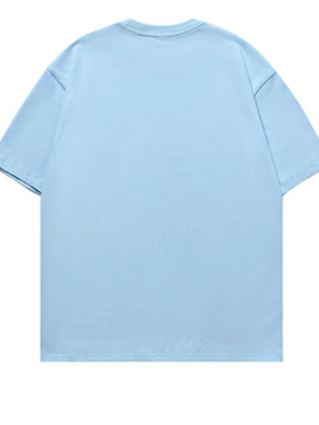 Men's Plus Size Round Neck Half Sleeve T-Shirt - tif-shop24.de