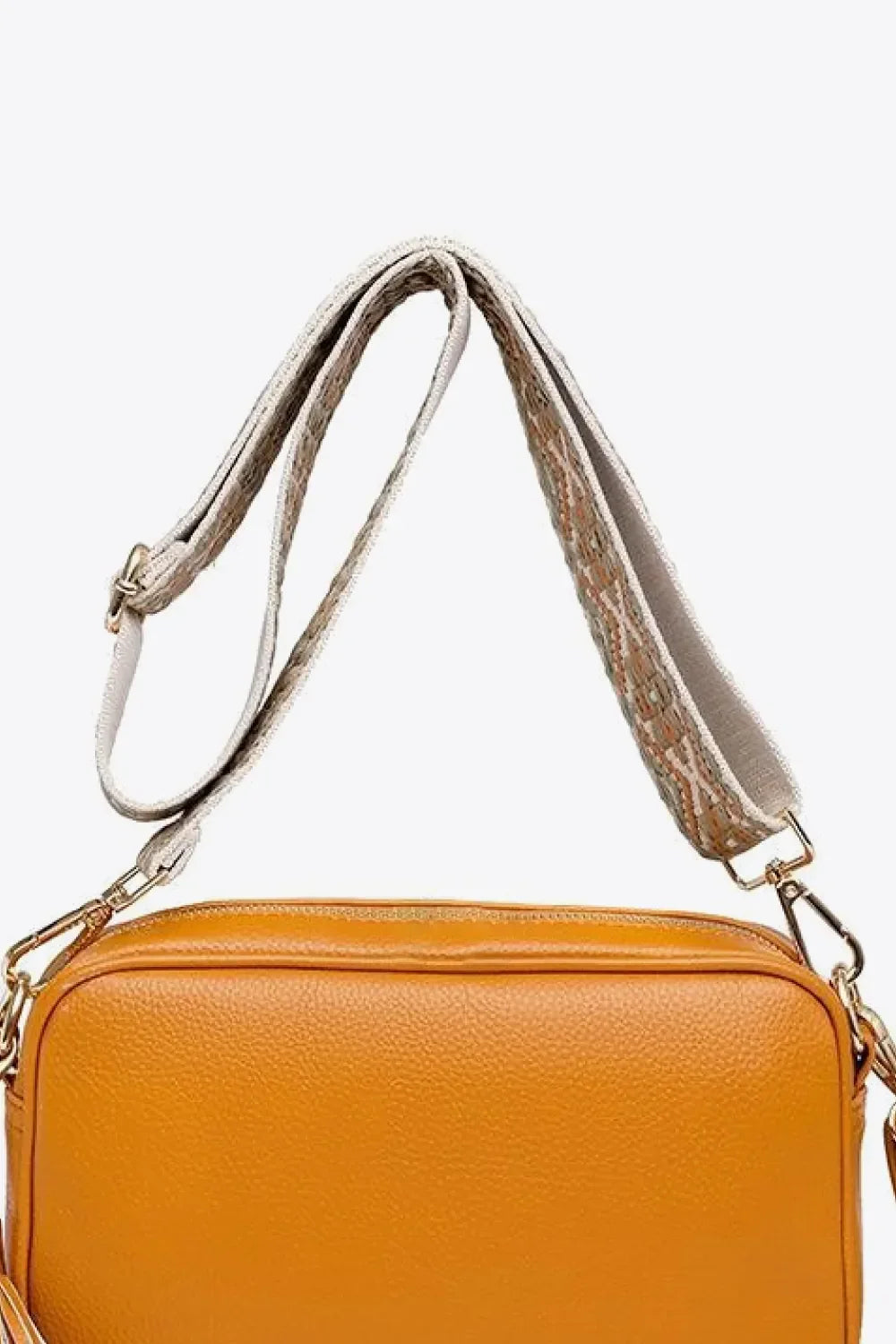 PU Leather Tassel Crossbody Bag - tif-shop24.de