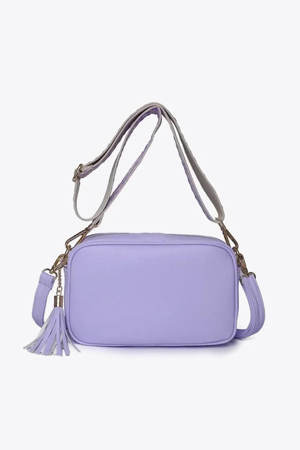 PU Leather Tassel Crossbody Bag - tif-shop24.de