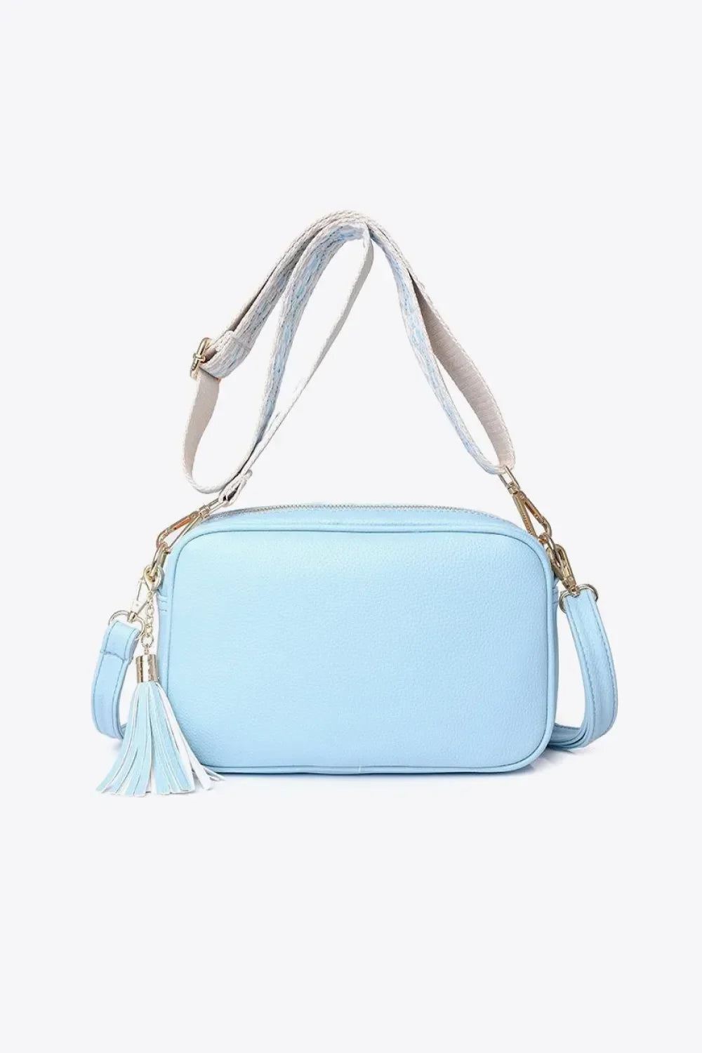 PU Leather Tassel Crossbody Bag - tif-shop24.de