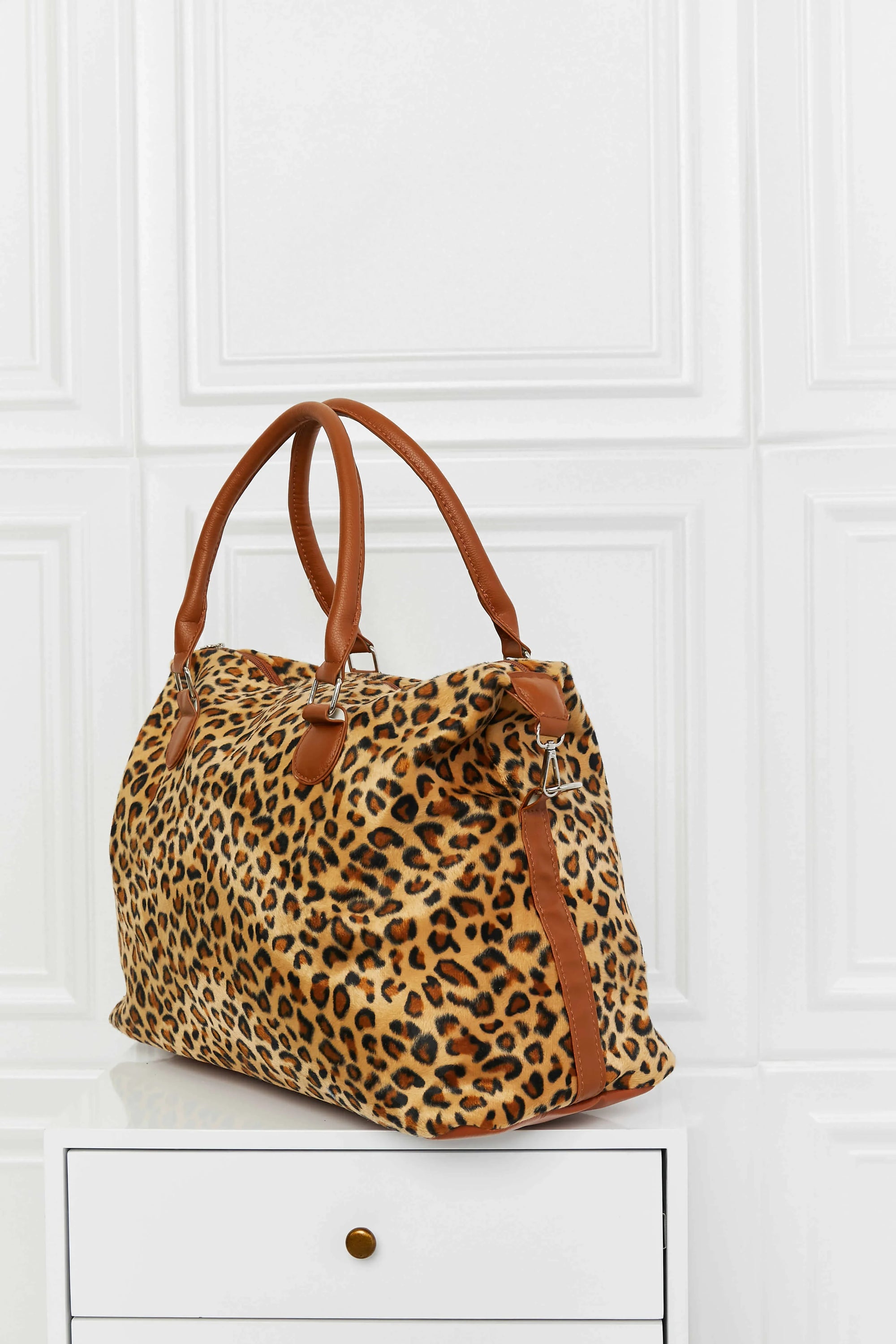 Animal Print Brushed Weekender Bag - tif-shop24.de