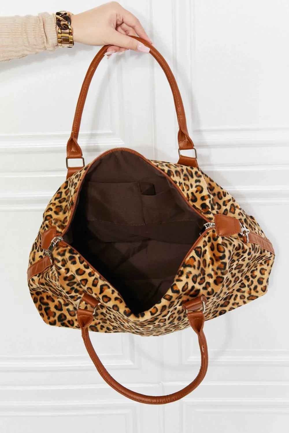 Animal Print Brushed Weekender Bag - tif-shop24.de