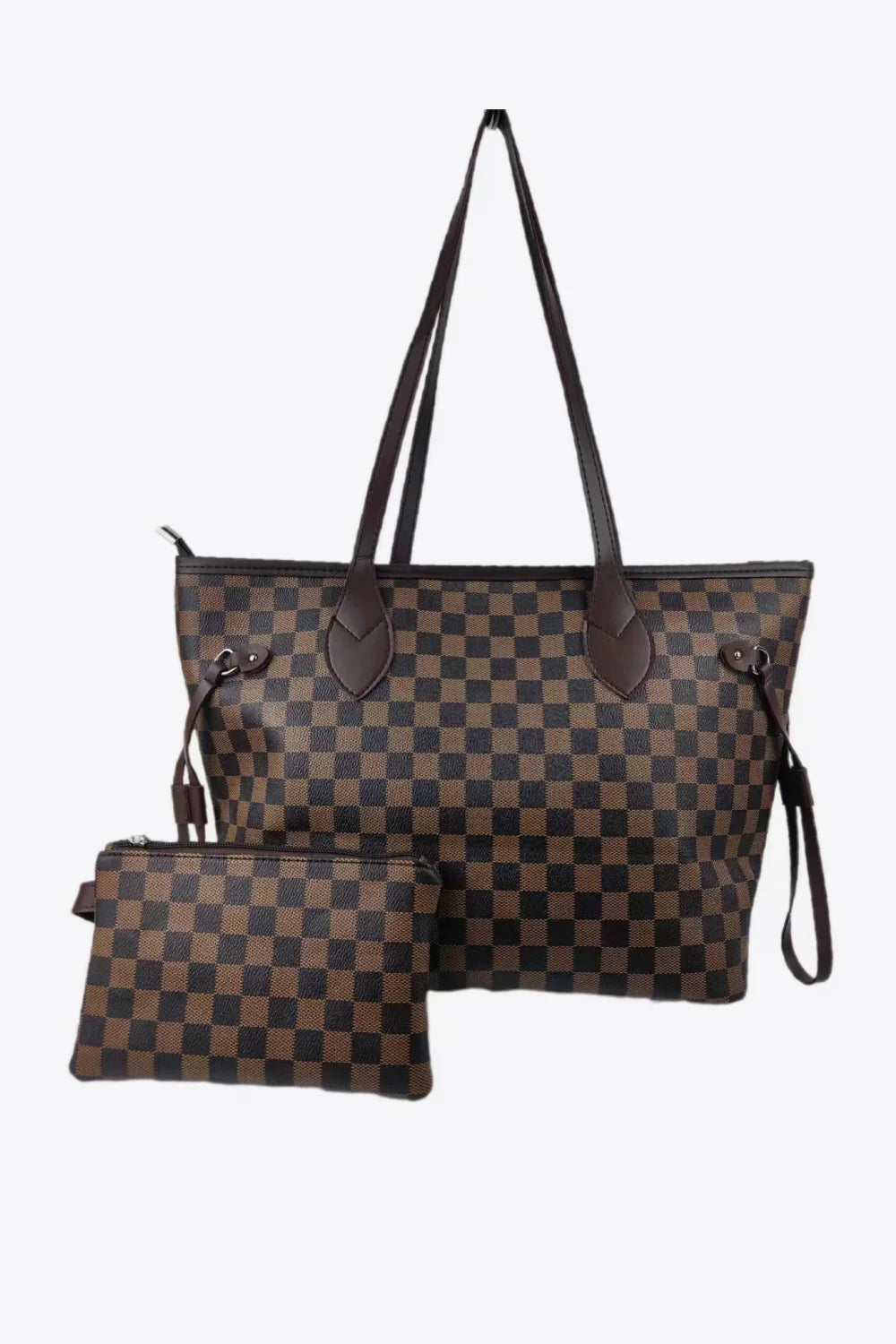 Checkered PVC Two-Piece Bag Set - tif-shop24.de