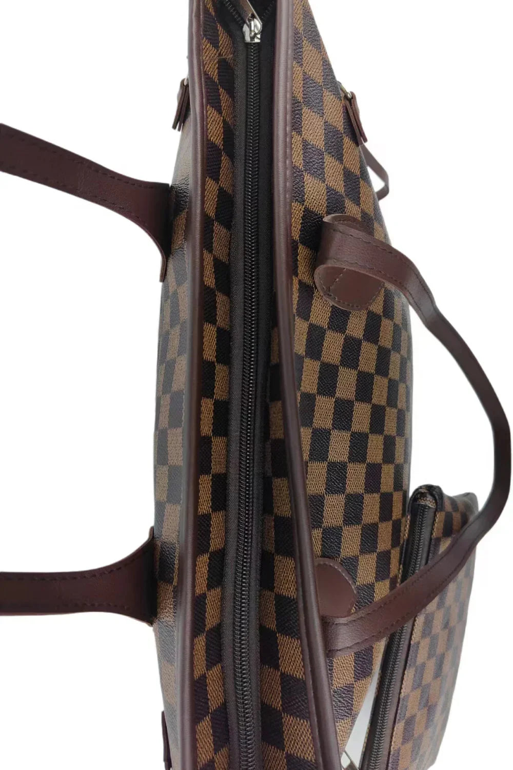 Checkered PVC Two-Piece Bag Set - tif-shop24.de