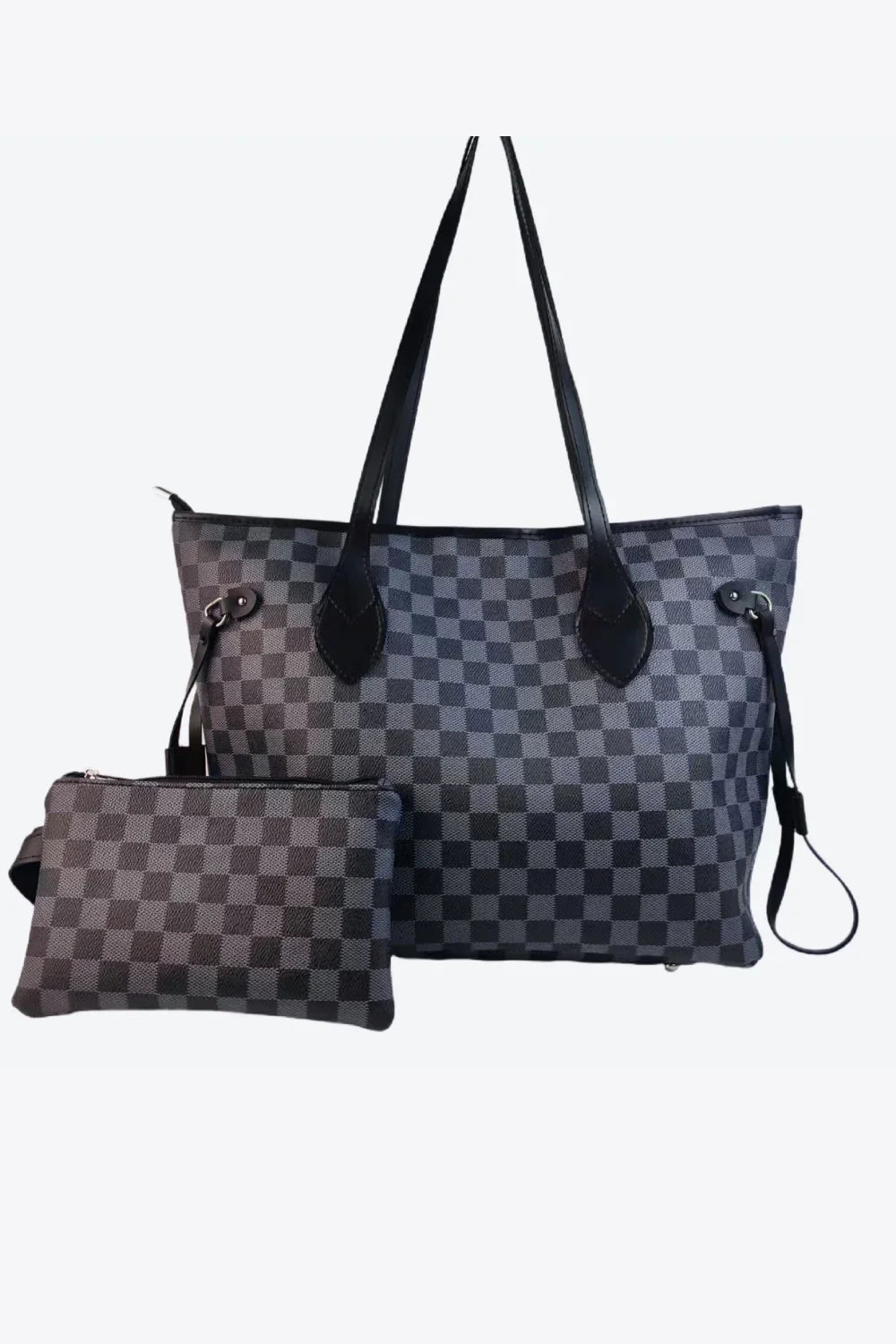 Checkered PVC Two-Piece Bag Set - tif-shop24.de