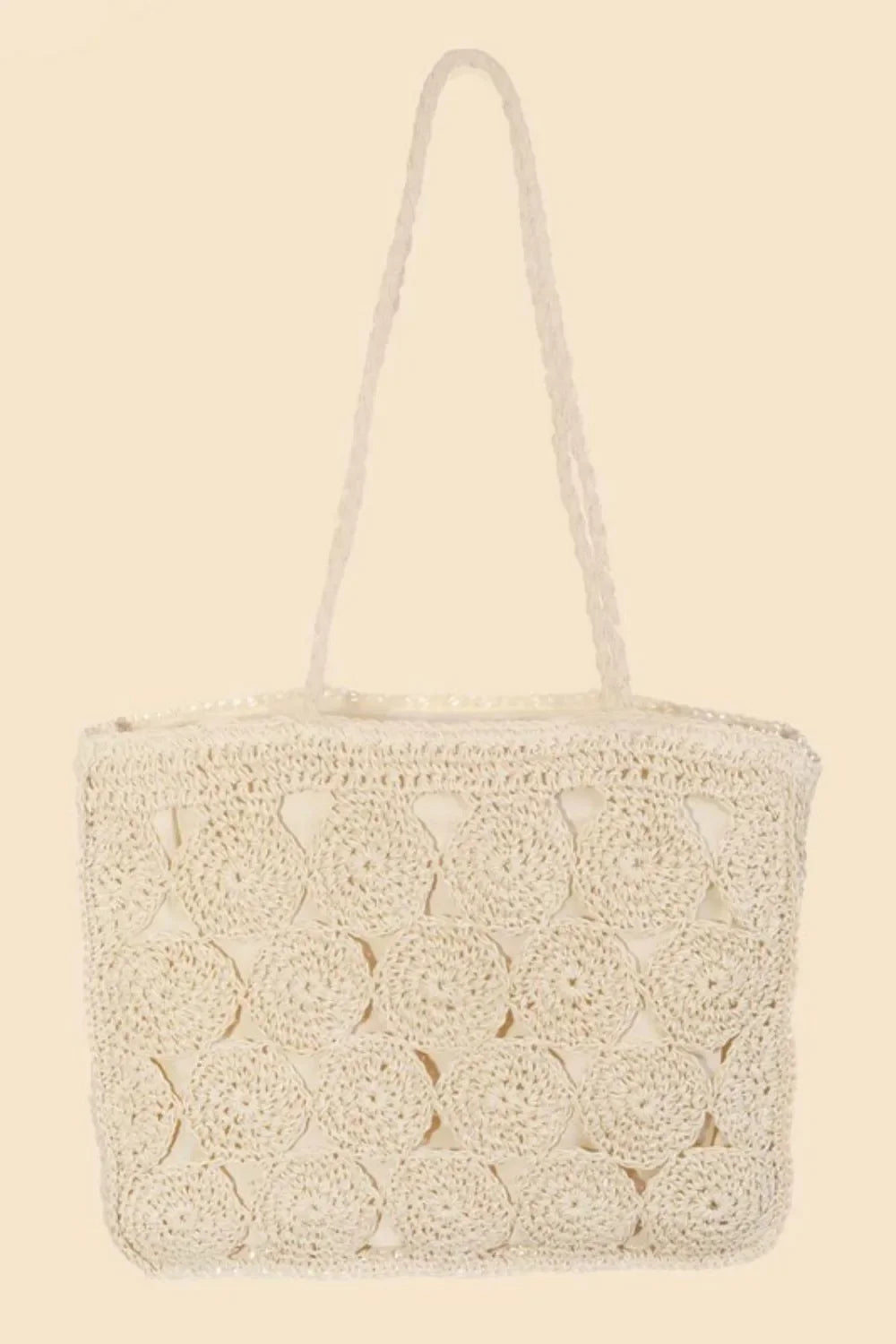 Fame Square Braided Pattern Tote Bag - tif-shop24.de