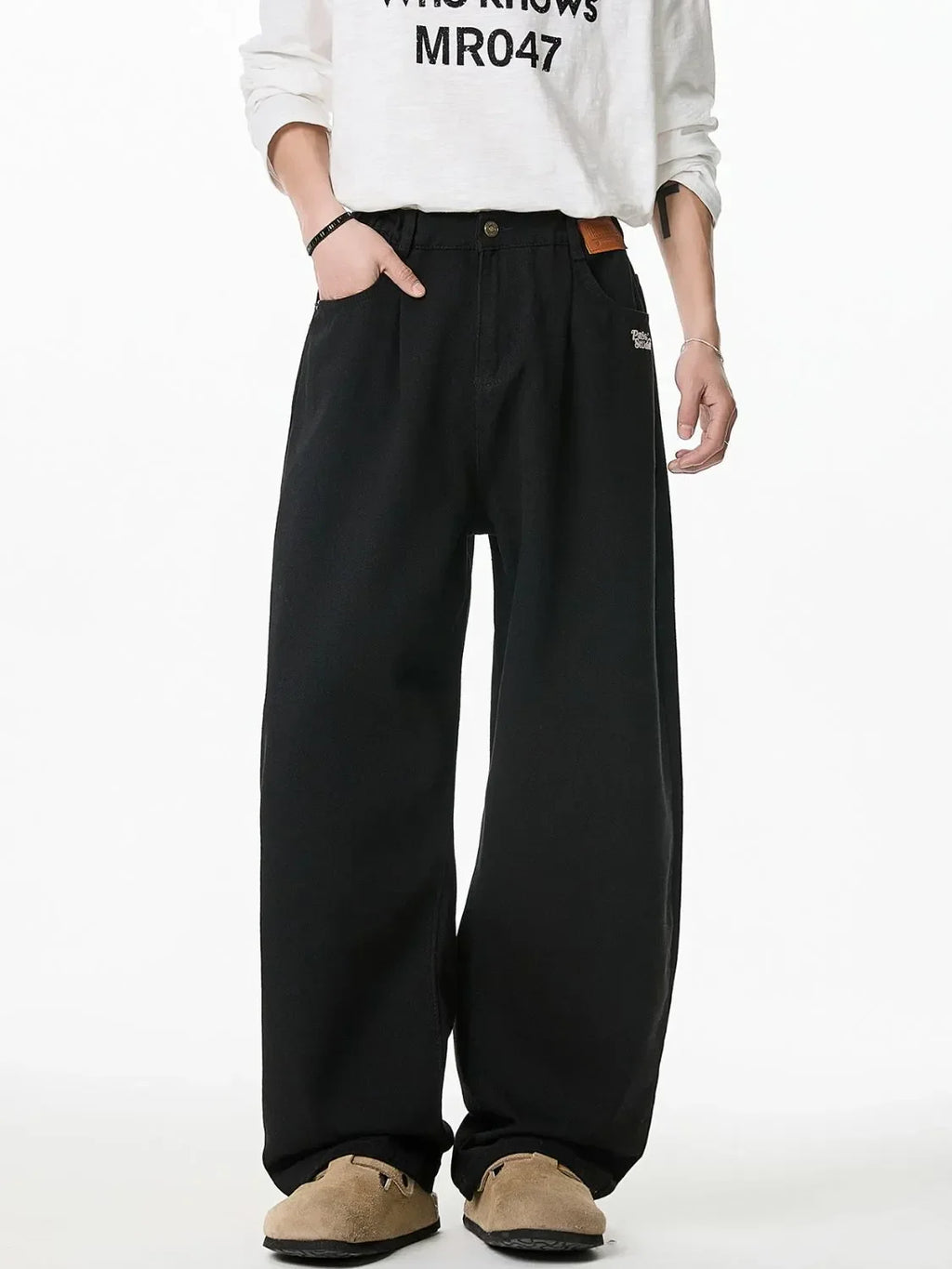 Men's Plus Size Wide Leg Pants - tif-shop24.de