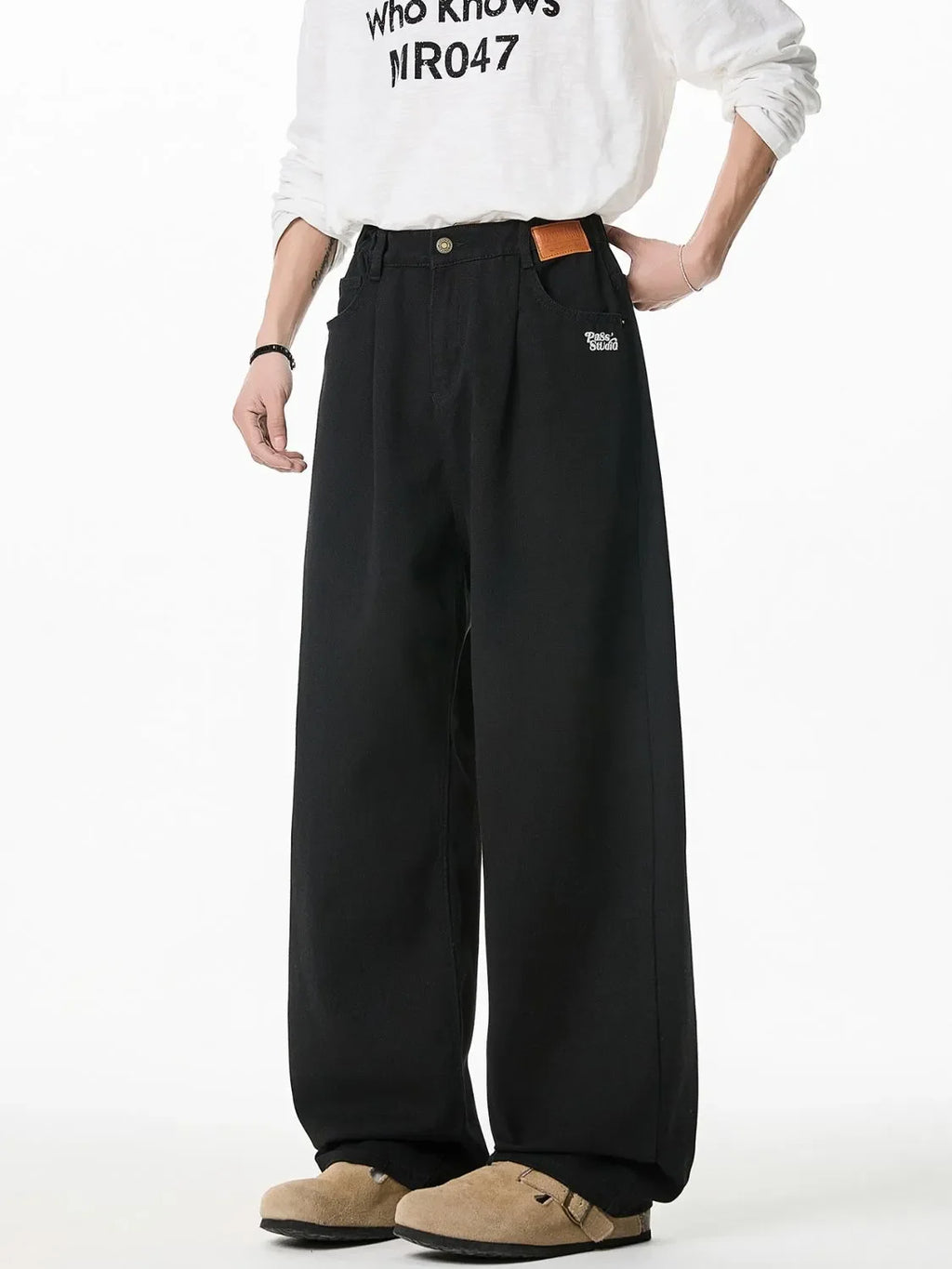 Men's Plus Size Wide Leg Pants - tif-shop24.de