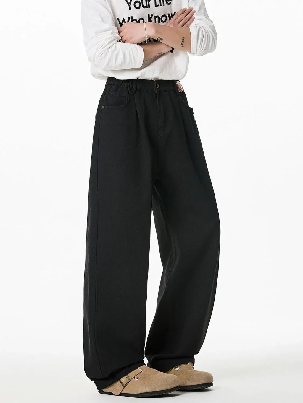 Men's Plus Size Wide Leg Pants - tif-shop24.de