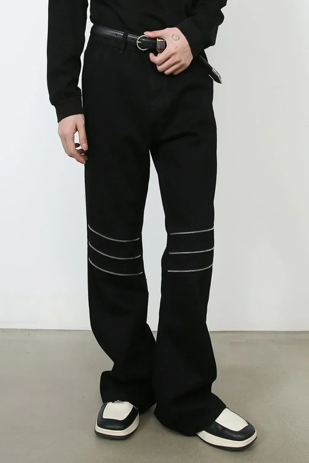 Men's Bootcut Jeans with Pockets - tif-shop24.de