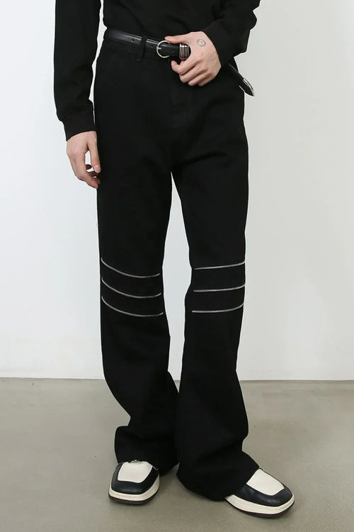 Men's Bootcut Jeans with Pockets - tif-shop24.de