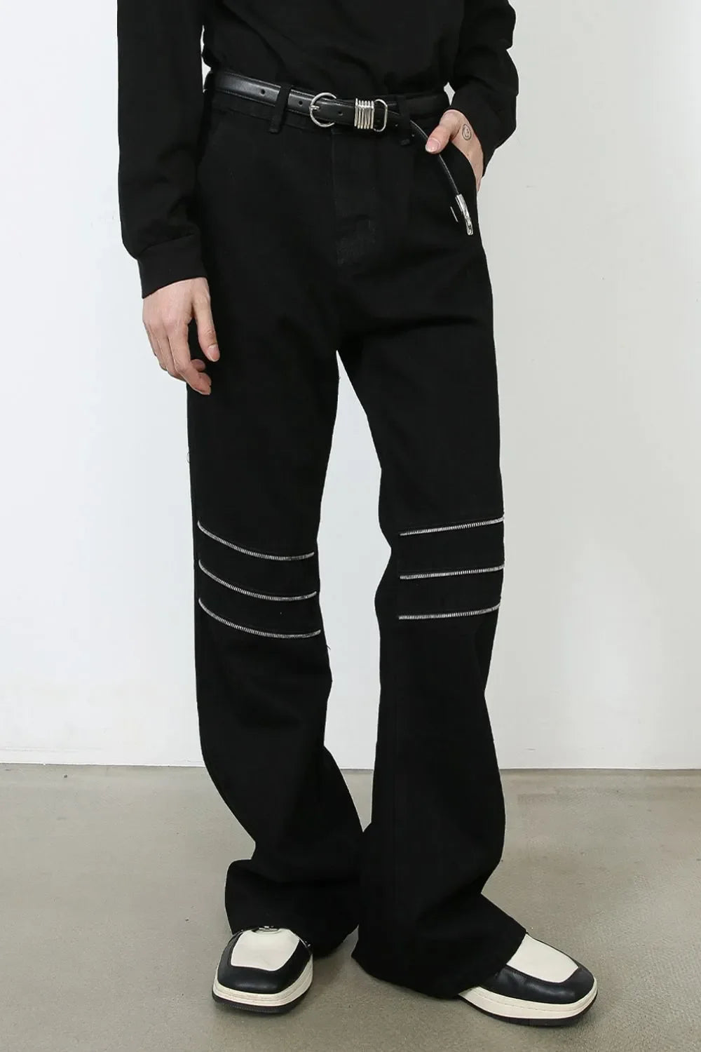 Men's Bootcut Jeans with Pockets - tif-shop24.de