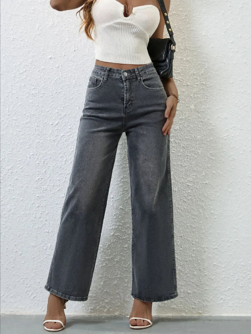 High Rise Wide Leg Jeans - tif-shop24.de