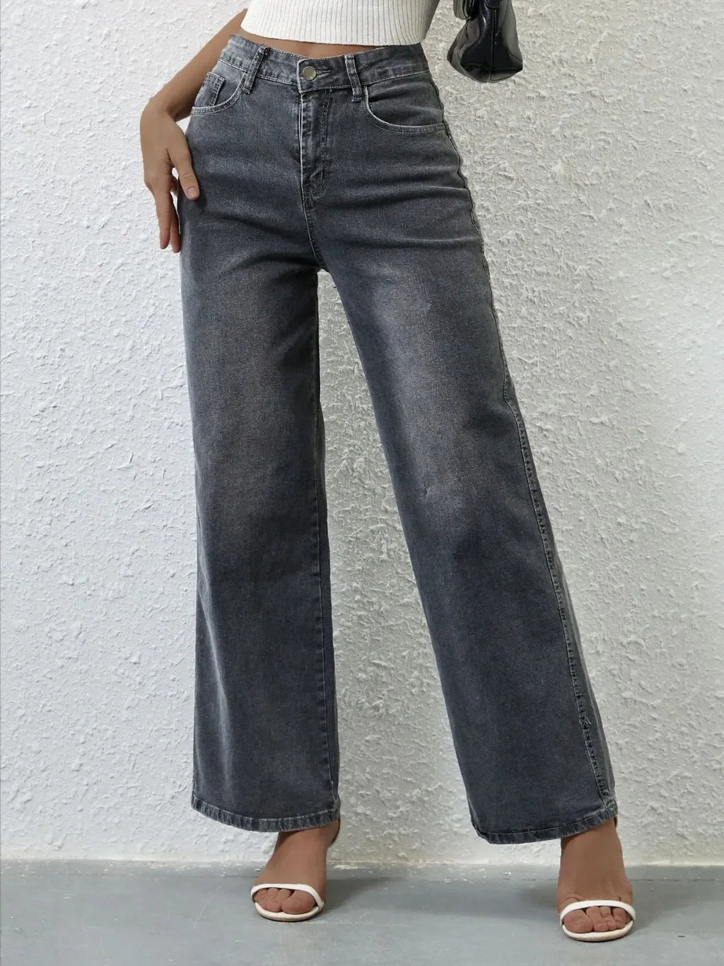 High Rise Wide Leg Jeans - tif-shop24.de