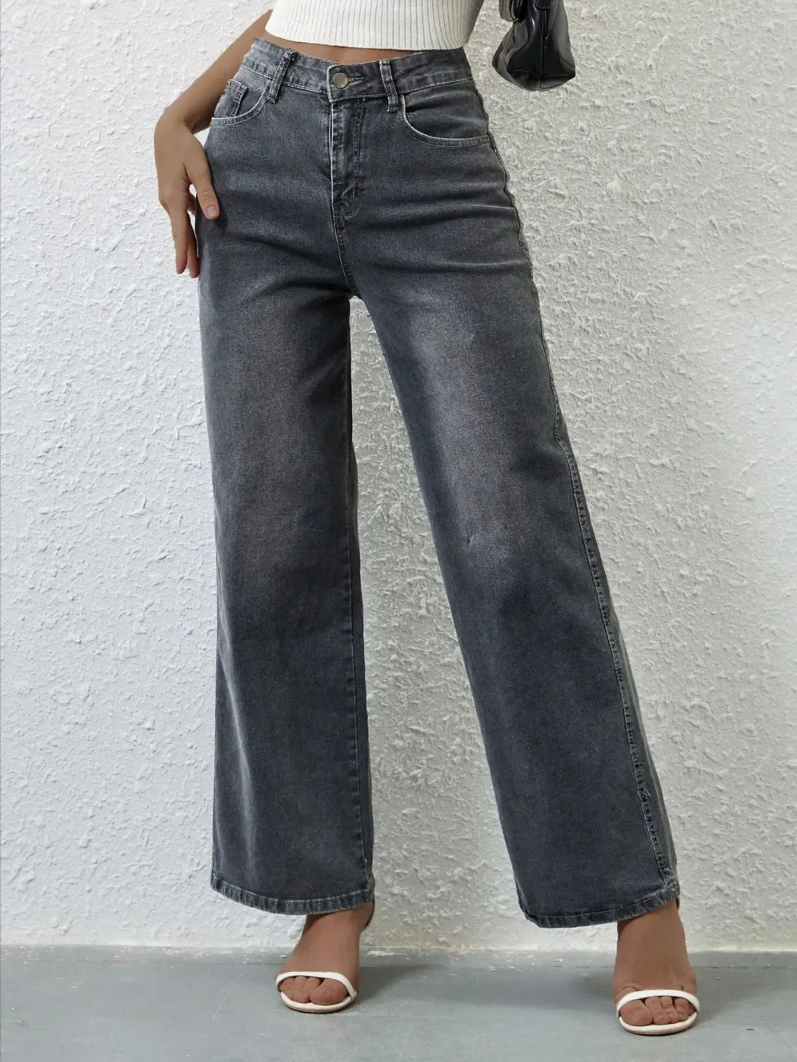 High Rise Wide Leg Jeans - tif-shop24.de