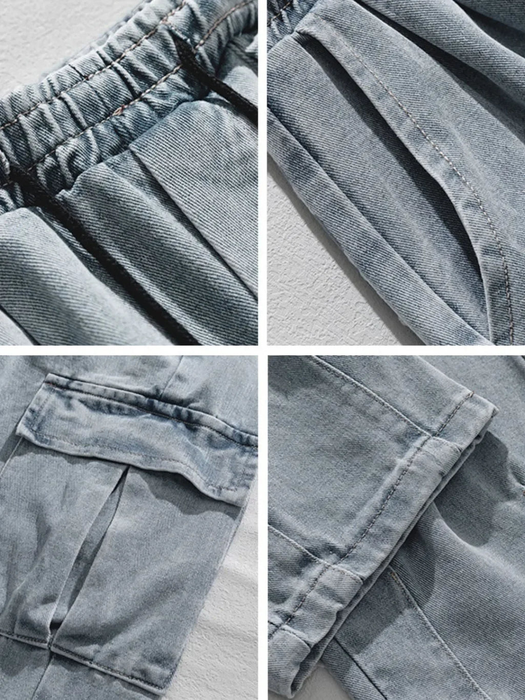 Men's Plus Size Baggy Jeans with Pockets - tif-shop24.de