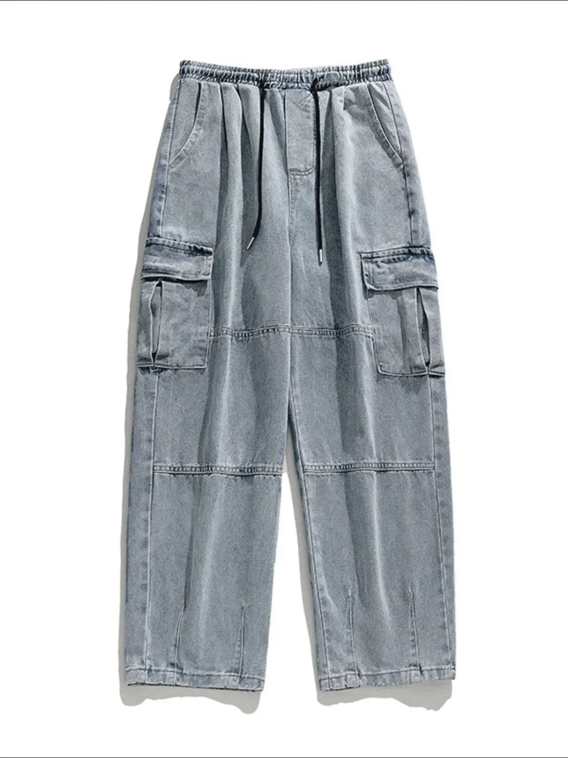 Men's Plus Size Baggy Jeans with Pockets - tif-shop24.de