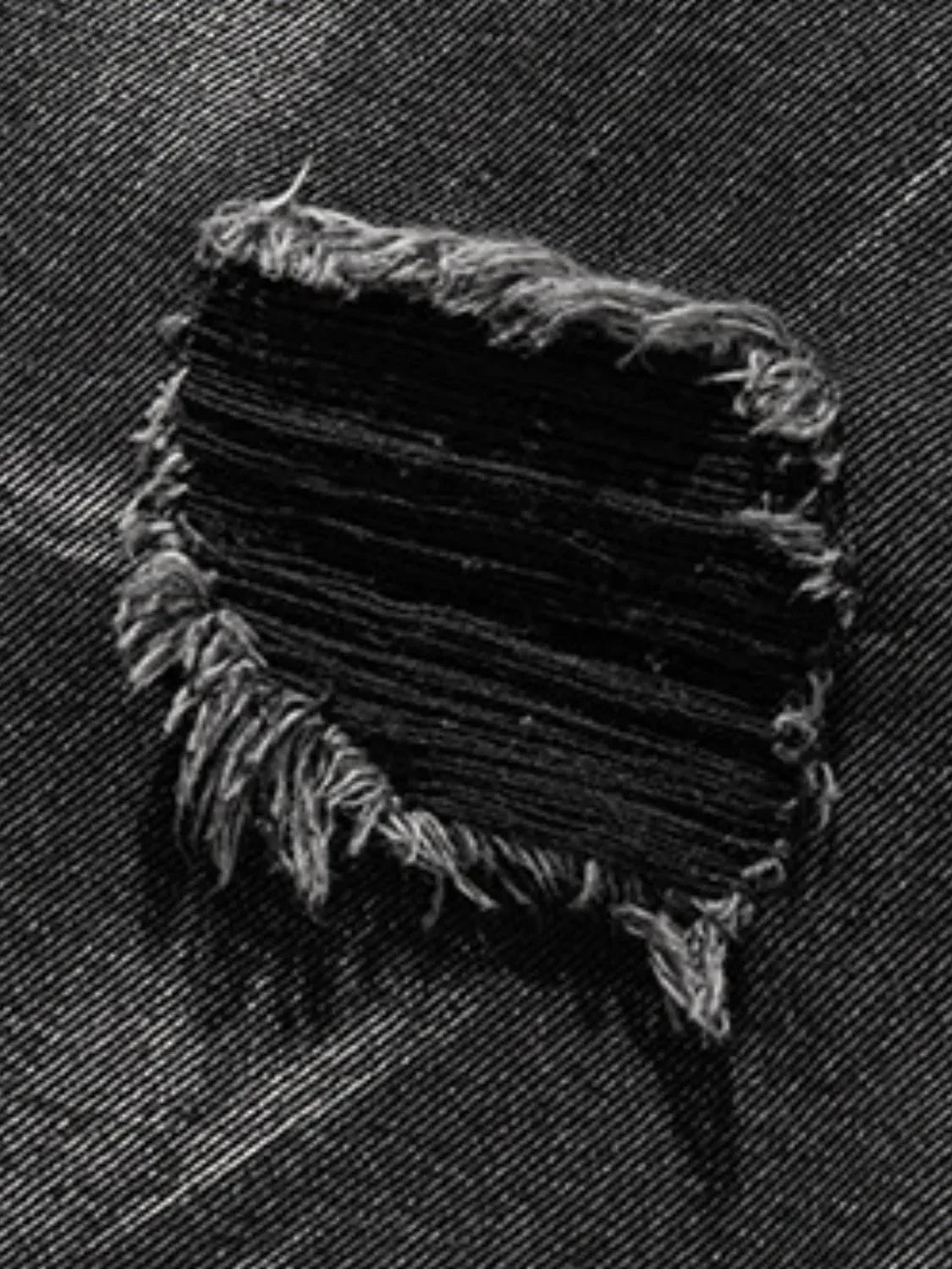 Men's Plus Size Distressed Denim Shorts - tif-shop24.de