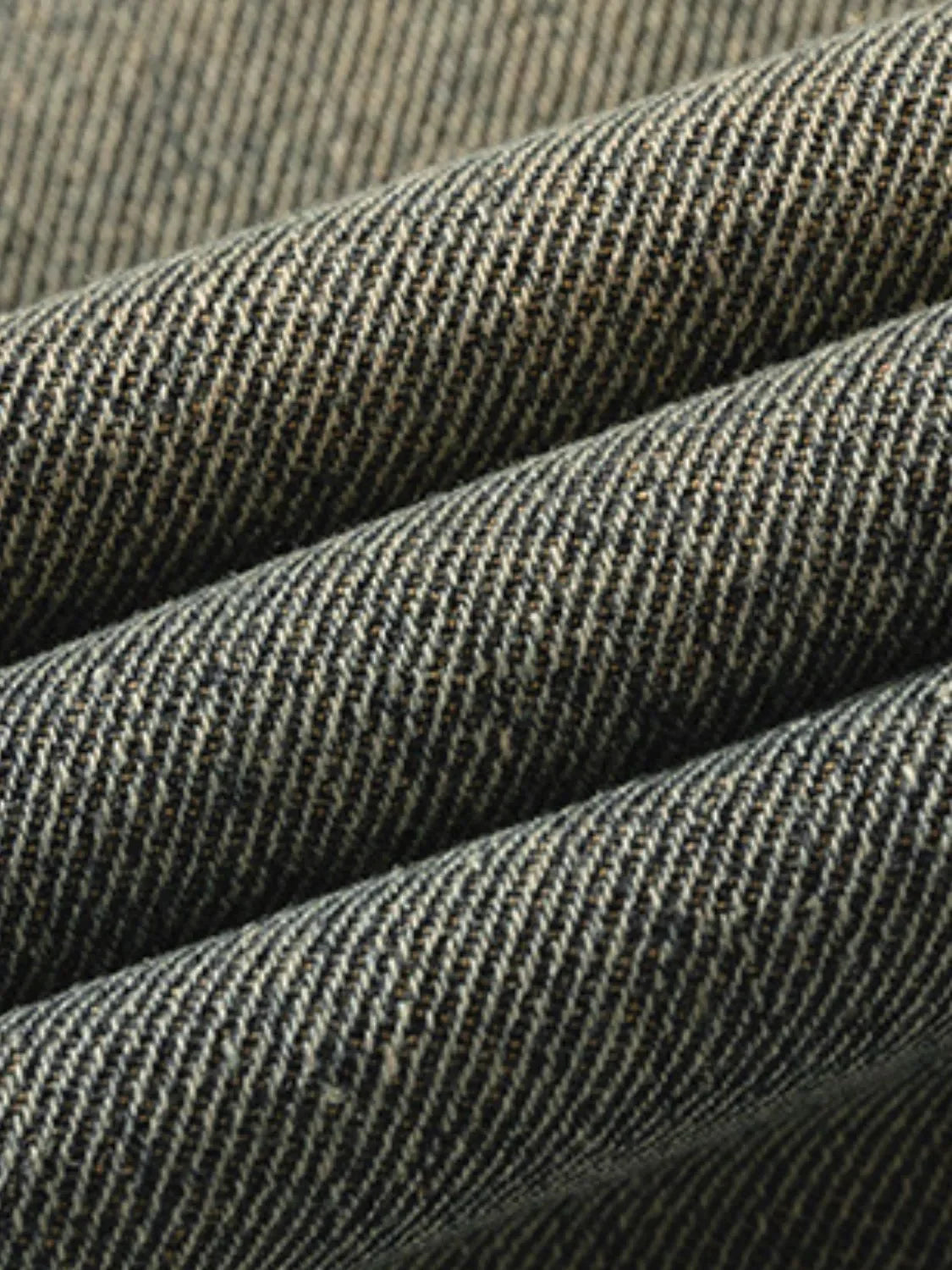 Men's Plus Size Plaid Hem Loose Fit Jeans - tif-shop24.de