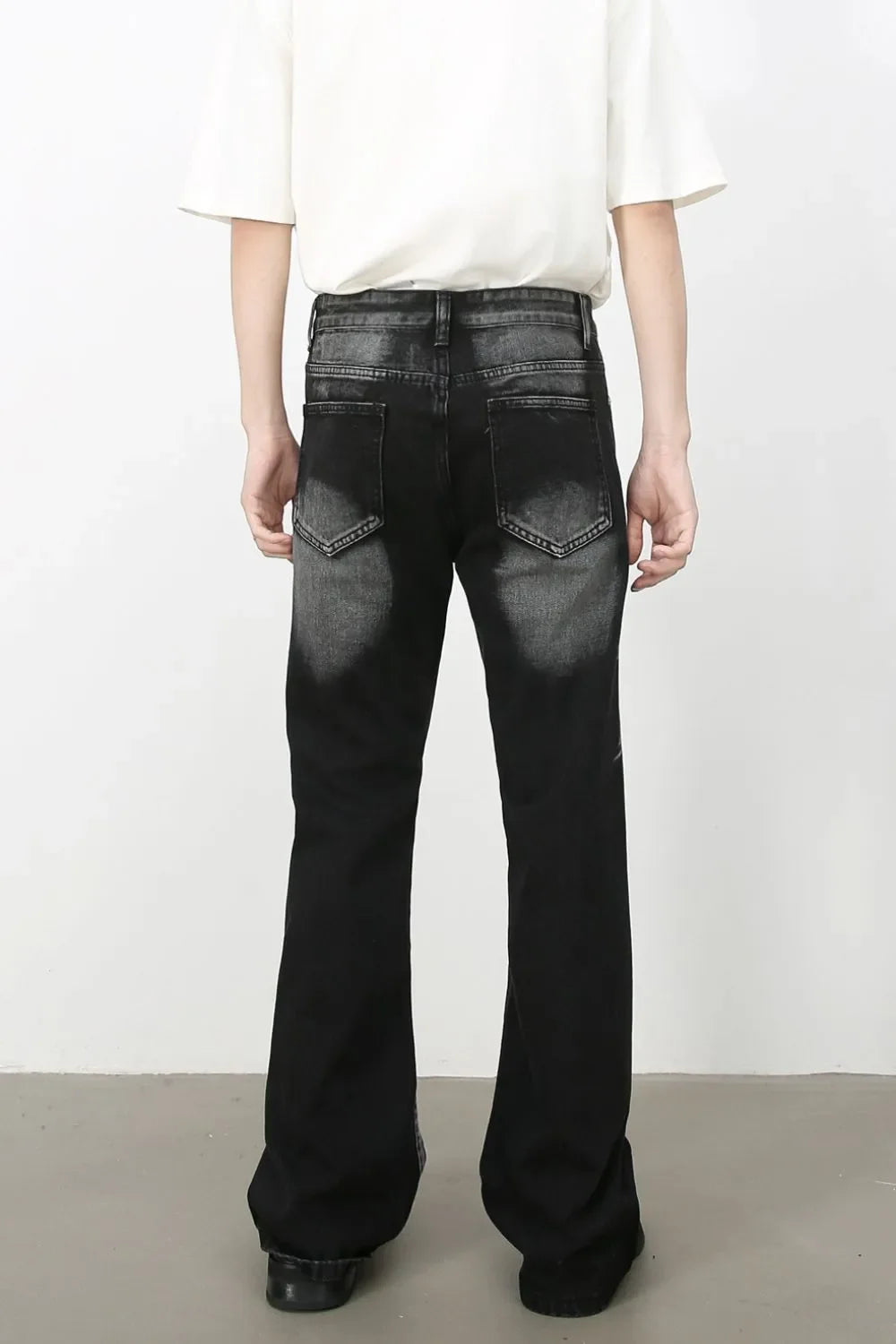 Men's Bootcut Jeans with Pockets - tif-shop24.de