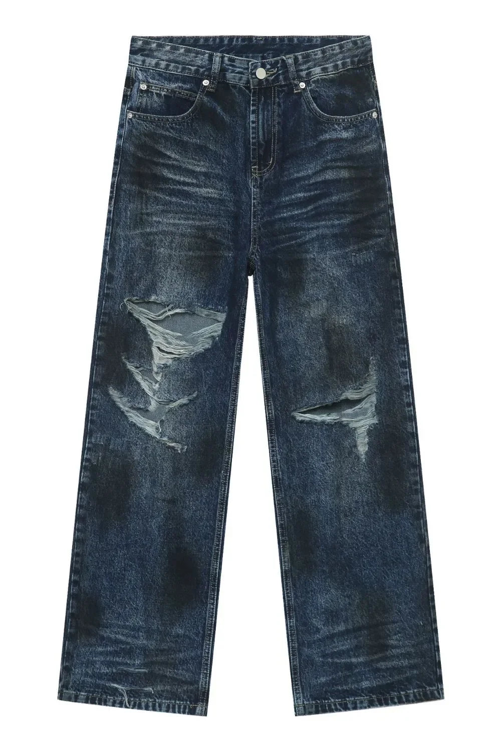 Men's Distressed Jeans with Pockets - tif-shop24.de