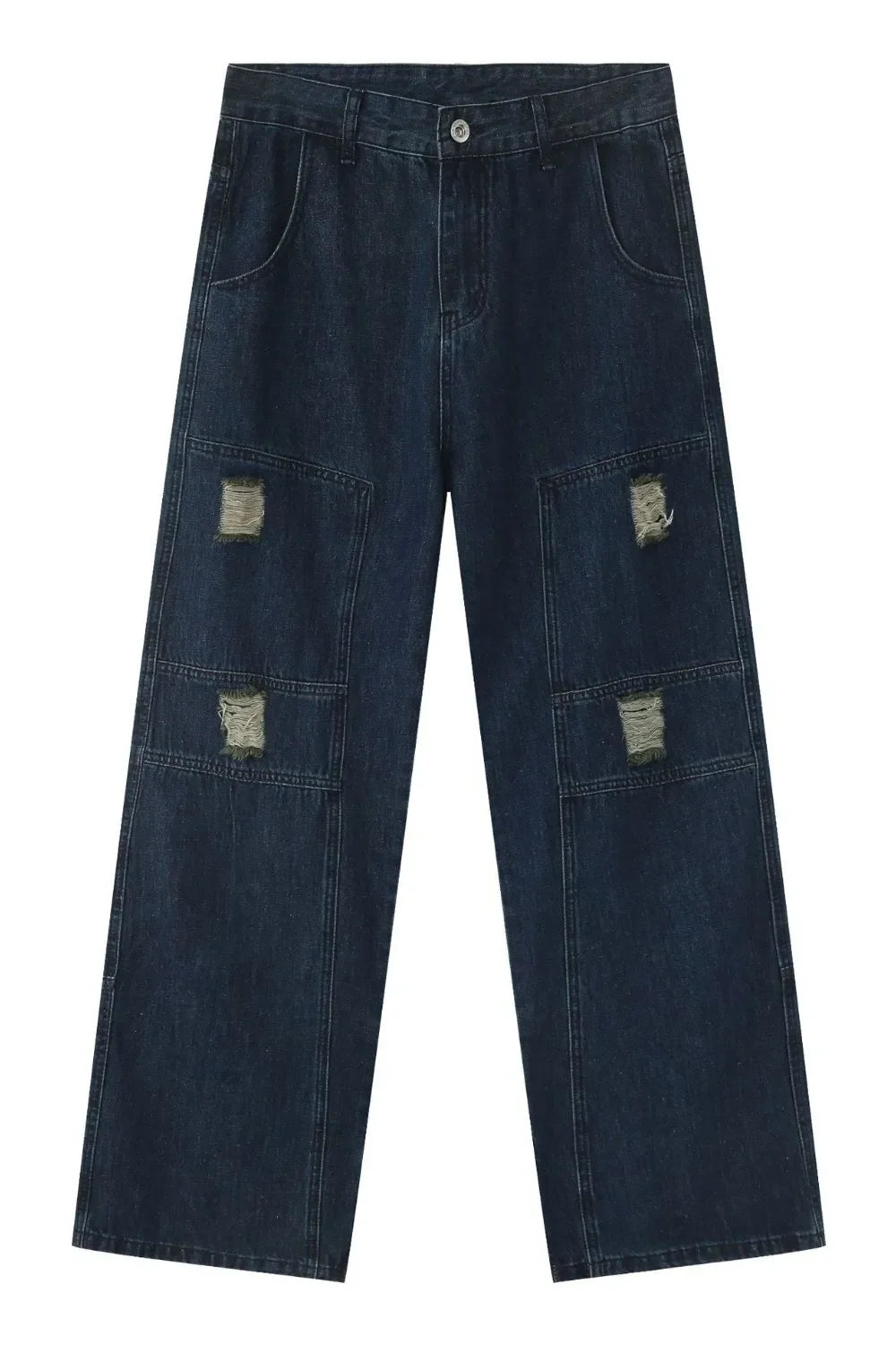 Men's Distressed Jeans with Pockets - tif-shop24.de