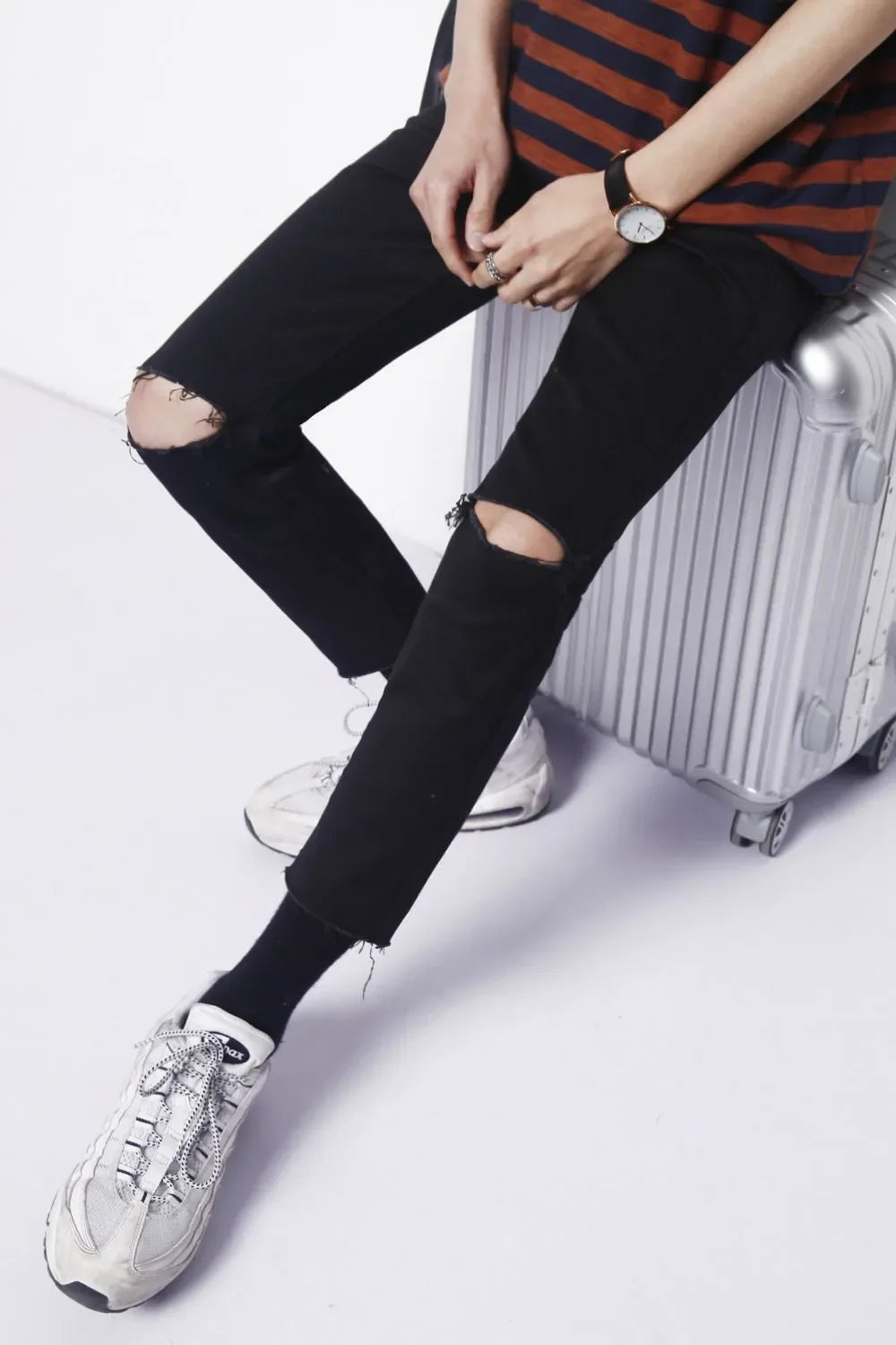 Men's Distressed Skinny Jeans - tif-shop24.de