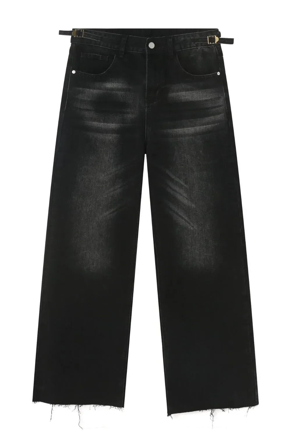 Men's Frayed Hem Jeans - tif-shop24.de