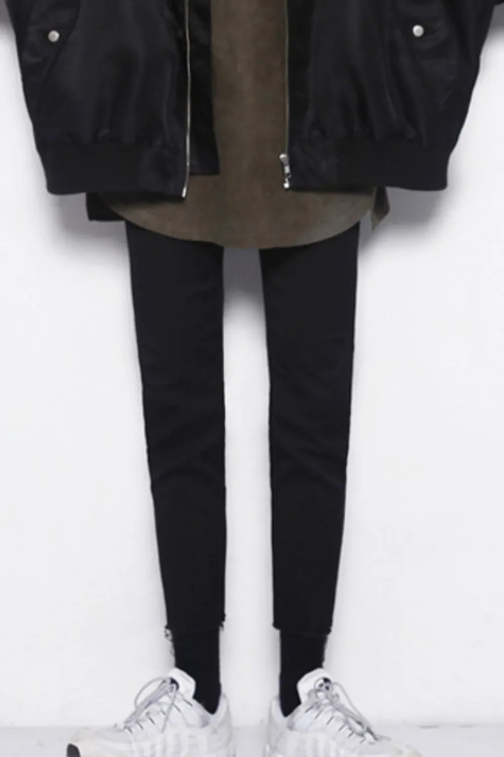 Men's Frayed Hem Skinny Jeans - tif-shop24.de