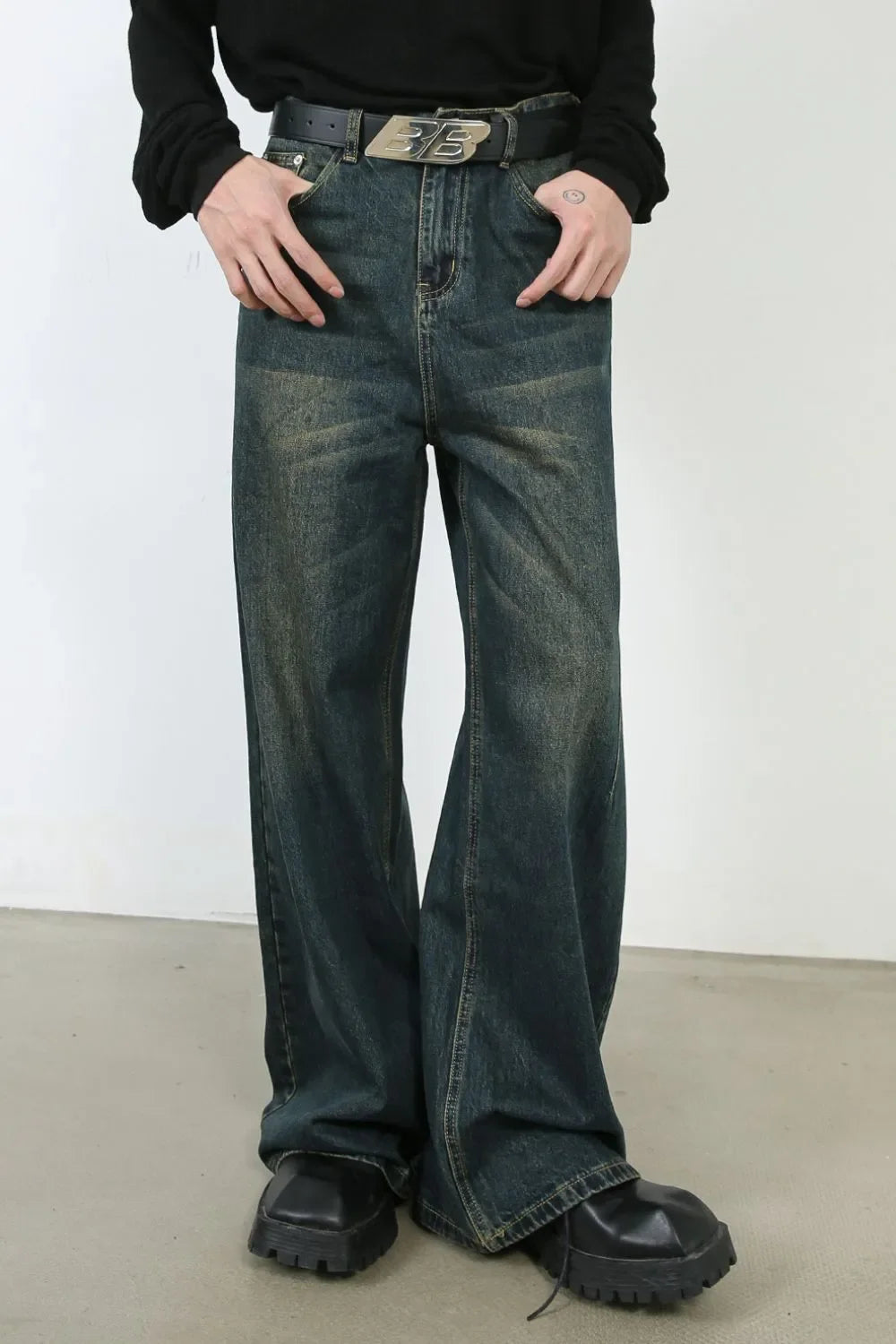 Men's Loose Fit Jeans - tif-shop24.de