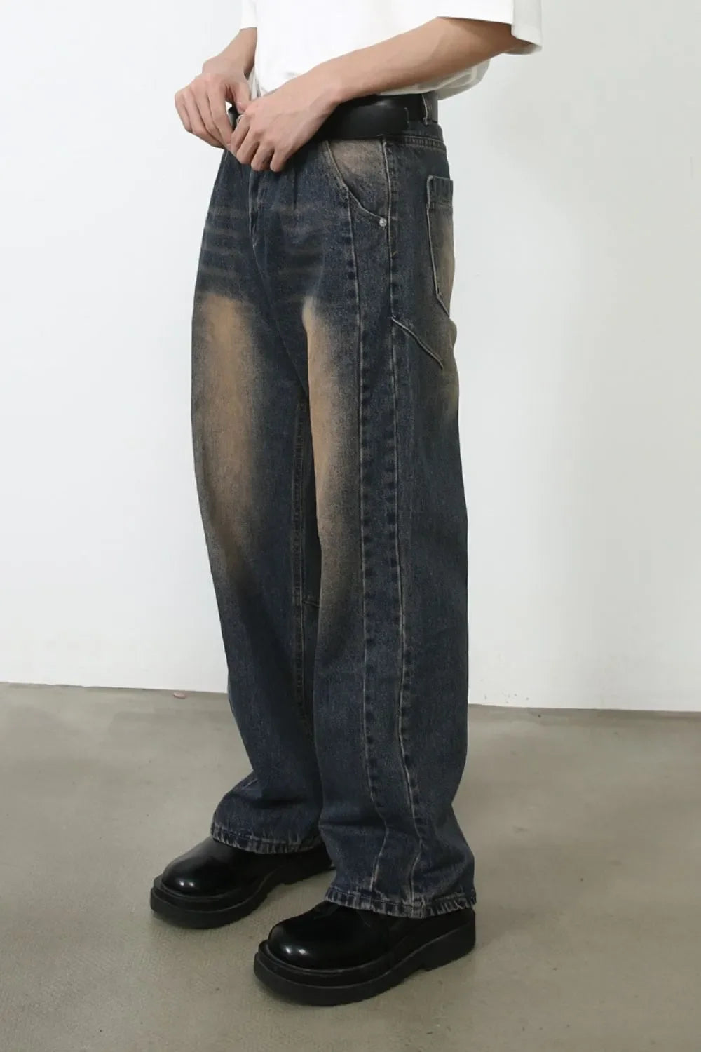 Men's Loose Fit Jeans - tif-shop24.de