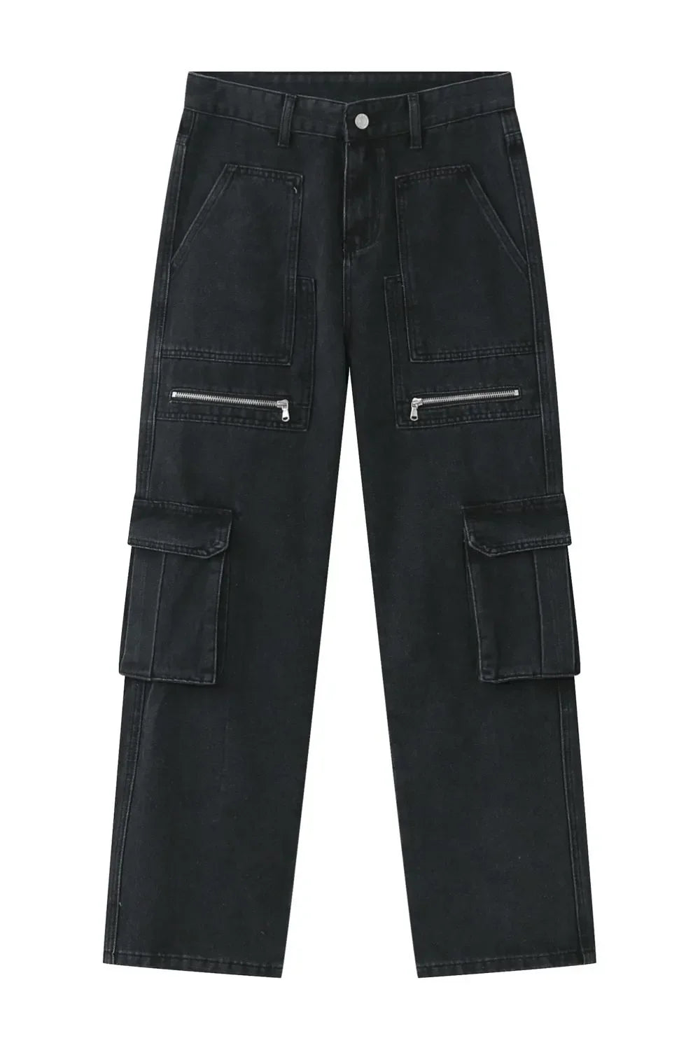 Men's Loose Fit Jeans with Cargo Pockets - tif-shop24.de
