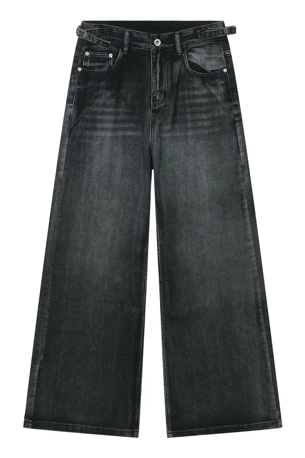 Men's Wide Leg Jeans with Pockets - tif-shop24.de
