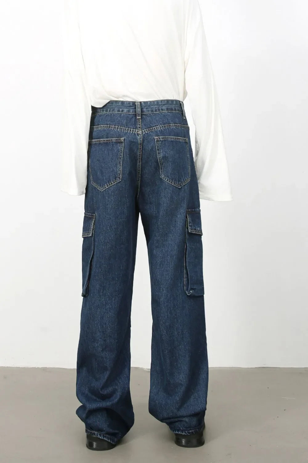 Men's Baggy Jeans with Cargo Pockets - tif-shop24.de