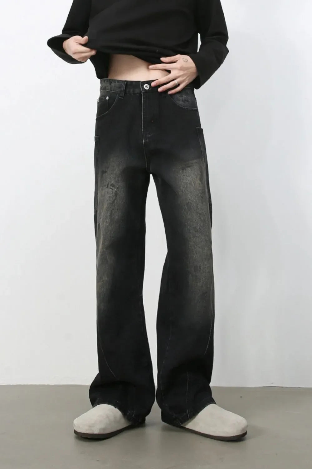 Men's Loose Fit Jeans - tif-shop24.de