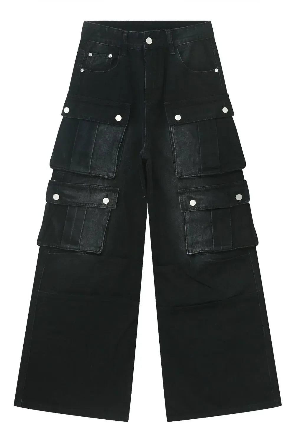Men's Wide Leg Jeans with Cargo Pockets - tif-shop24.de